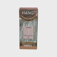 Hang Gel x Tips Premium 100 pc Refill Box Stiletto XLong