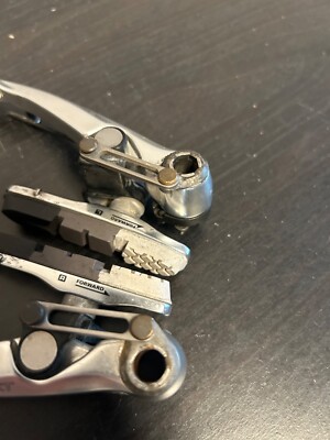 Shimano Deore XT BR-M739 V-Brakes Set F&R Silver MTB/Gravel | eBay