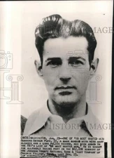 1952 Press Photo Gerhard Arthur Pugg, bank robber on FBI's "10 Most Wanted List"