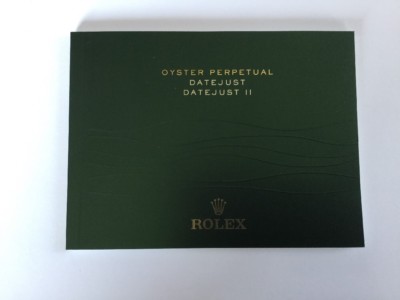 Rolex Datejust ,Datejust II  Booklet/Gebrauchsanleitung  2013 Deutsch Fehldruck