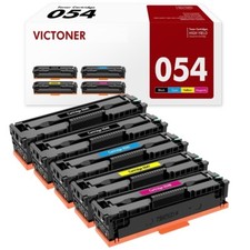 5 Toner Cartridge for Canon 054 Color Imageclass MF640C MF644cdw MF642cdw LBP620
