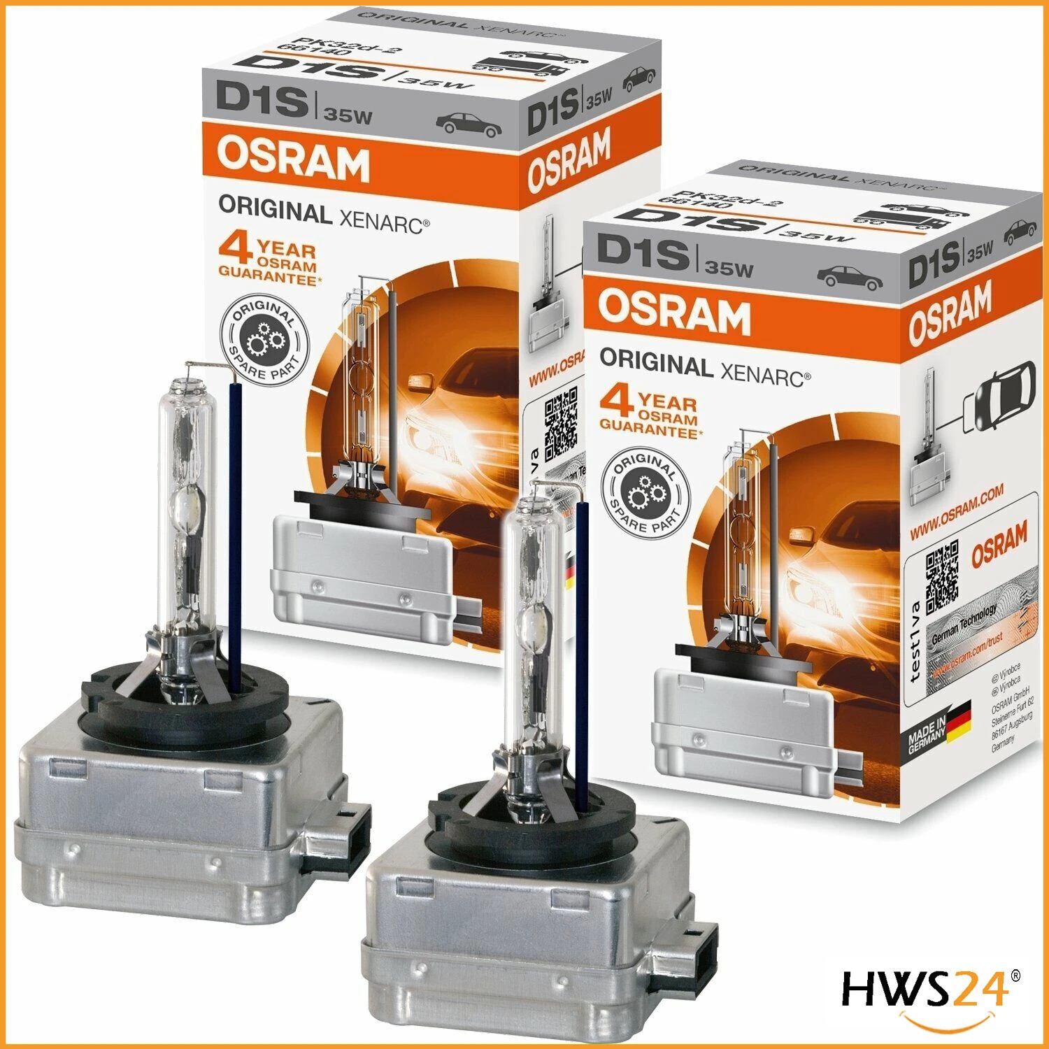 Osram D1S Xenarc Original Line Xenon Bulb Headlight 66140 for BMW NEW
Opens in a new window or tab