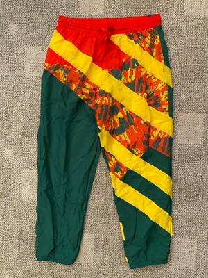 nike throwback men's woven tracksuit basketball pants