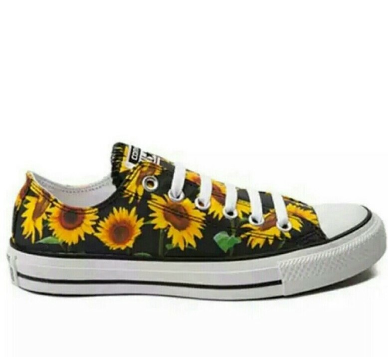 Converse Chuck Taylor All Star Sunflower Floral Shoes Women Size 7 Converse Chuck Taylor All Star Sunflower Floral Shoes Women Size 7