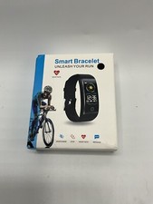 Smart Bracelet Black Sports Mode Heart Rate Message Step 90 mAh Smart Band