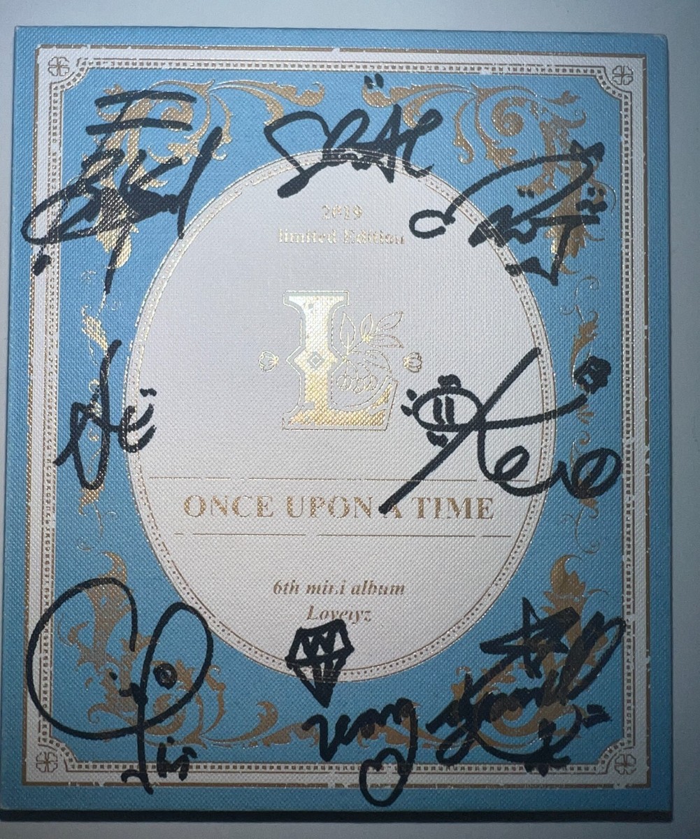 LOVELYZ [ONCE UPON A TIME] 8 Member Autographed Signed Album