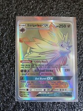 Solgaleo GX - 155/149 - Rainbow Secret Rare - Pokemon Sun Moon Base Set - NM on eBay
