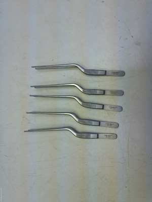 Lot 5) V. Mueller RH 430 Tissue Forceps Stainless Single Tooth