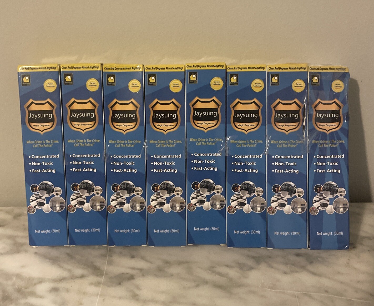 Jaysuing Magic Degreaser Cleaner Spray LOT OF 8, 30ml Per Pack, (one