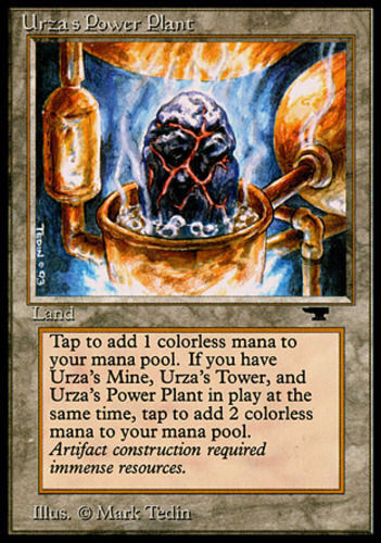 MTG magic cards 1x Urza's Power Plant (Boiling Rock in Pot