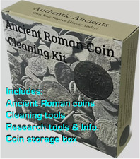 Ancient Roman Coin Cleaning Kit - Clean your own Roman coins! THE PERFECT GIFT -