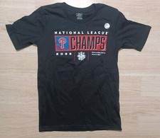 Philadelphia Phillies Unisex Youth Medium Fanatics 2022 NLCS T Shirt Black New