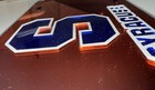 Syracuse Orange License Plate Raised Design W/ Cover  Laser Magic Off. Licensed — photo 2