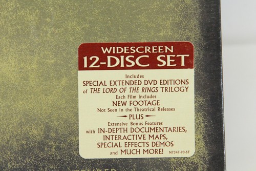 Lord of the Rings Motion Picture Trilogy Special Extended Edition 12 Disc Set - Picture 2 of 6