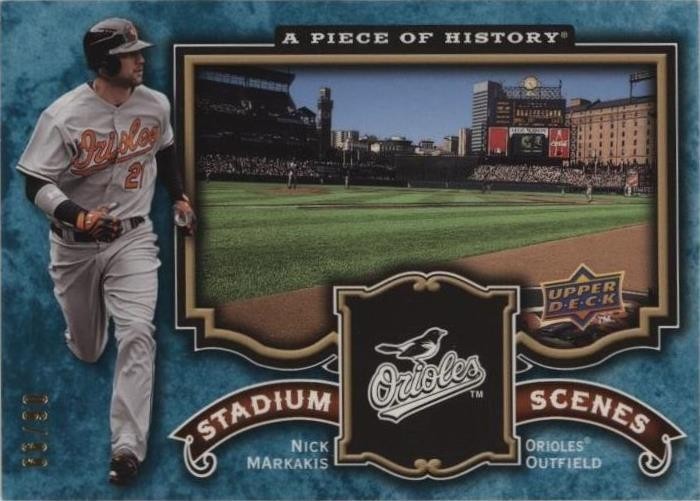 2009 Upper Deck A Piece of History - Nick Markakis #SS-NM for sale