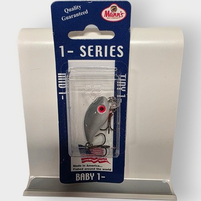 Mann's TINY 1- Crankbait GRAY NEW SEALED Discontinued Made In USA