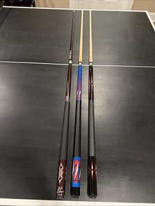 Billiard Cues - Set Of 3, Scorpion , Aska, And Eastpoint - All Are 2 Piece Cues