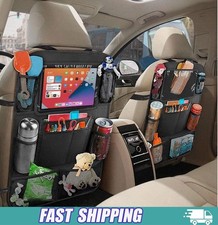 Universal 2 Pack Car Seat Back Organizer Multi-pocket Storage Bag Travel Hanger