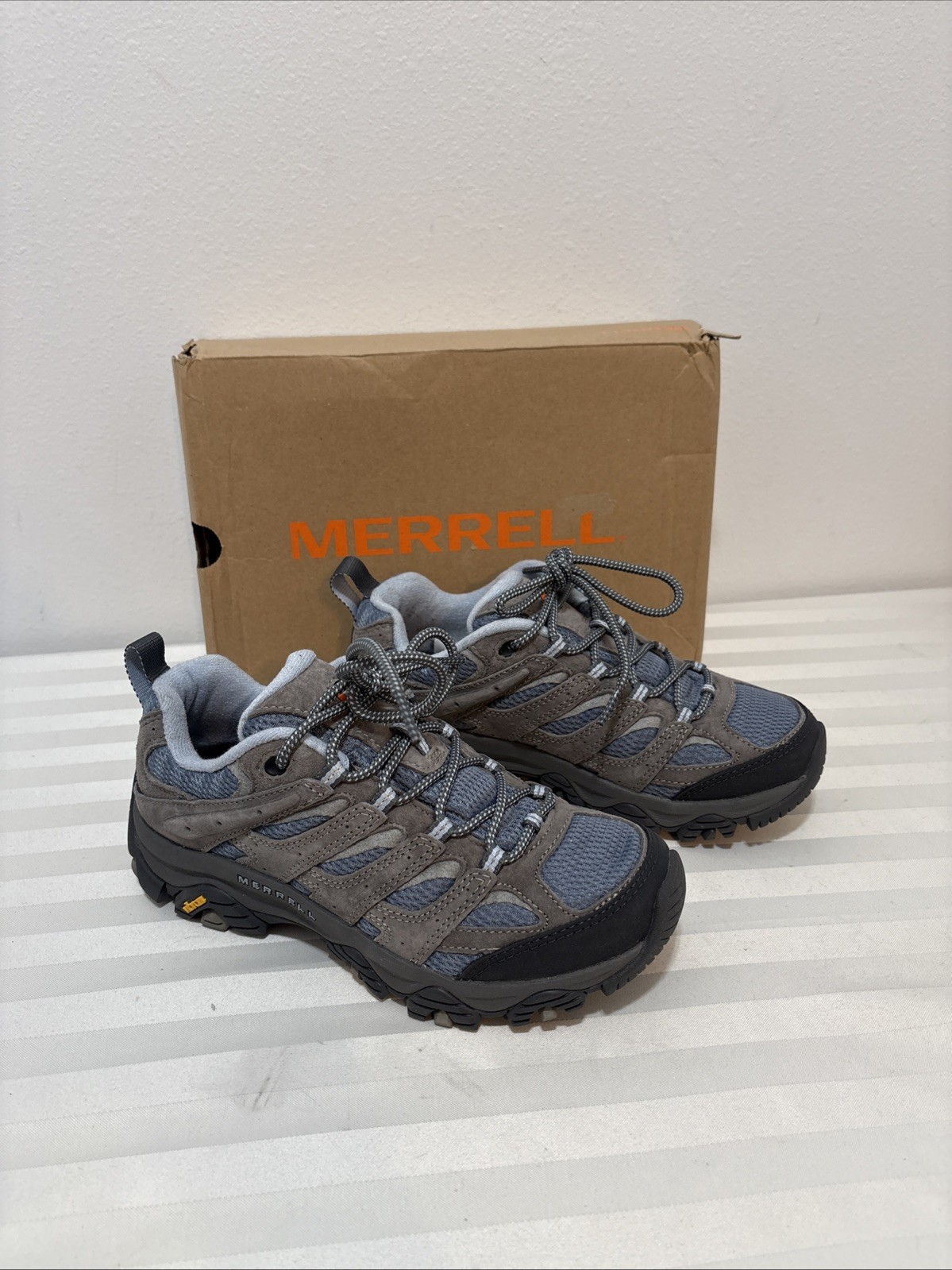 Scarpa da trekking Merrell Moab 3 J035896 fumo donna 7 M suola Vibram resistente all’acqua