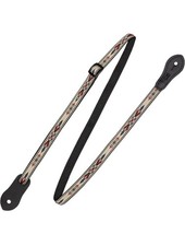 Leathers 1/2" Jacquard Weave Mandolin/Ukulele Strap with Dual Leather Strap P...