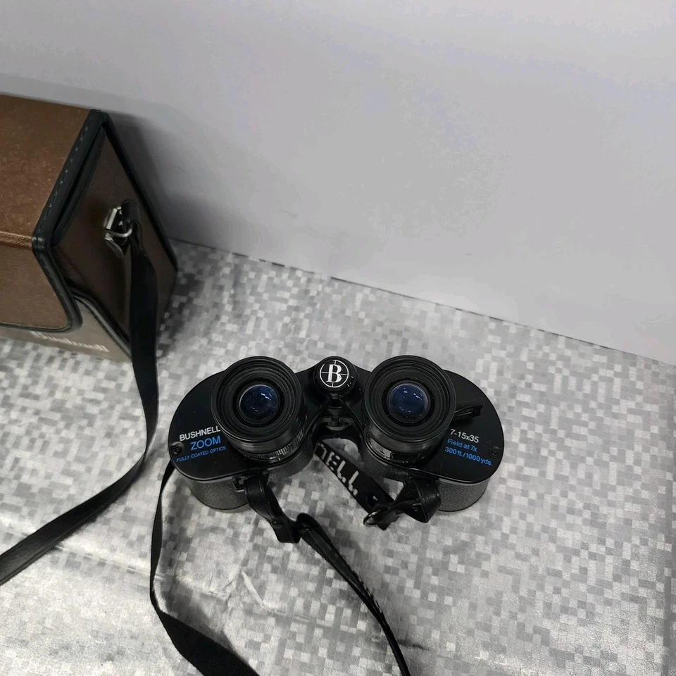 Bushnell Insta-Focus Zoom Binocular Vintage 7-15X35 Power Field 7X 300ft/ 1000yd - Image 3 of 4