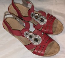 Rieker Womens Sz 40  Fanni 59 Red  Synthetic ...