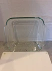 Vintage Pyrex 2 Qt 222 Clear 8x8x2 Square Baking Dish Handles