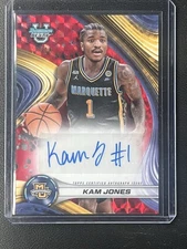 Kam Jones Red Geo Refractor Auto /10 | 2024-25 Bowman U Best #B24-KJ