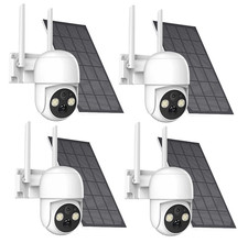 4PK Solar Camera Outdoor-Wireless Solar Security Camera System-4MP/WiFi iP/Cam