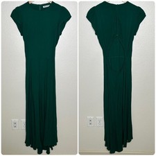 Reformation Gavin Dress green 2