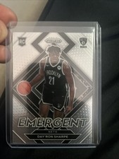 DAYRON SHARPE RC 2021-22 Panini Prizm Emergent #27 ROOKIE NBA Nets