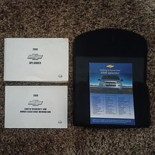 2008 Chevrolet Uplander Owners Manual Oem Complete Set 2008 Chevrolet Uplander Owners Manual Oem Complete Set