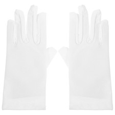 Kids White Costume Gloves Perfect for Dance and Theatrical Events