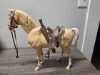 Vintage 1973 Marx Toys Johnny West Thunderbolt Horse Moving Head Accessories