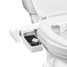 VEVOR Bidet Attachment for Toilet 0.3" Thin Dual Nozzles Adjustable Pressure