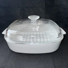 Corning Ware M-10-GR-B Cooker Grill Covered 10 In Casserole Pyrex Lid A 12 C