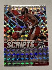 2020-21 Panini Mosaic Calvin Natt Auto Scripts #SC-CNT Trail Blazers