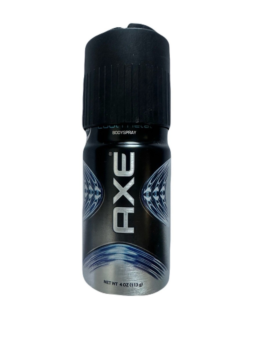 AXE COOL METAL Fragrance Deodorant BodySpray 4 oz NEW Discontinued