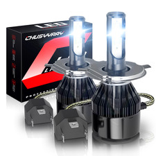 For Honda Civic 1997-2000 Led Headlight Bulbs H4 6000k White Highlow Beam 2x