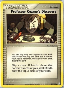 Professor Cozmo's Discovery 90/107 EX Deoxys Uncommon Trainer