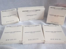 LOT 6 PETER THOMAS ROTH SOAP BAR MASSAGING BAR BATH&5 MOISTURE INFUSION FACIAL