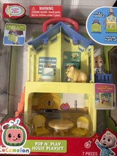 Cocomelon Pop N  Play House Playset JJ With Figures 7 Piece Set