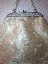 Vintage Hand Bag / Plastic Outer Cover