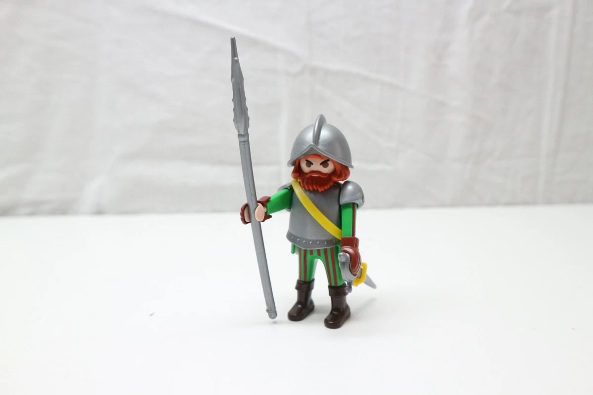 Lot De 5 Figurines Playmobil Conquistador Espagnol - Morion, Armure, Colonial, Conquérant (occasion)