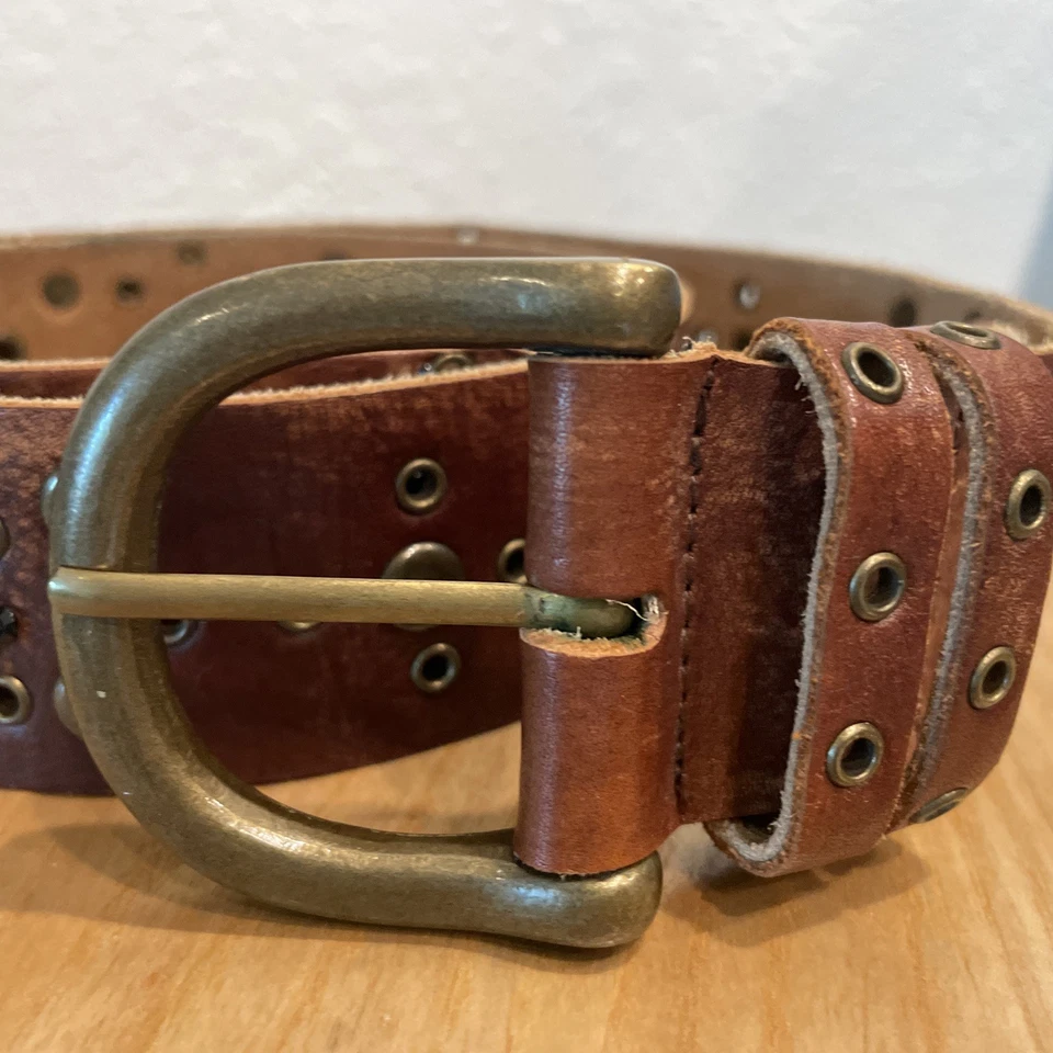 Betsy Johnson Embellished Leather Belt With Sequence| Beatiful| Size M India - Image 3 of 4