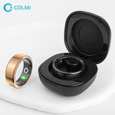 COLMI R02 Smart Ring Health Monitor 39-Day Battery 5ATM Waterproof Charging Case