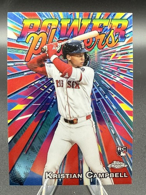 #ad #ad 2025 Topps Chrome Update Kristian Campbell Power Players RC PP 27 Red Sox 2726mc $0.99