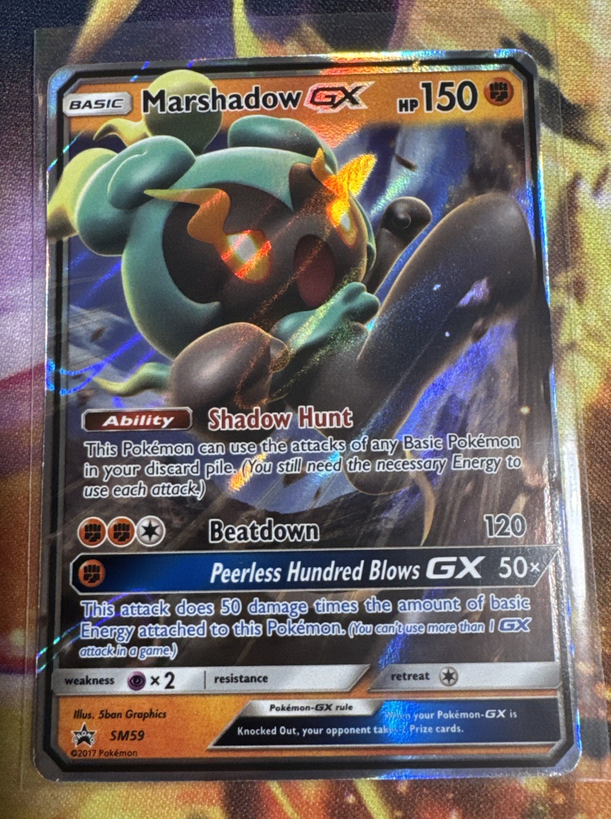 Marshadow GX Holo SM59 SM Promos Promo NM