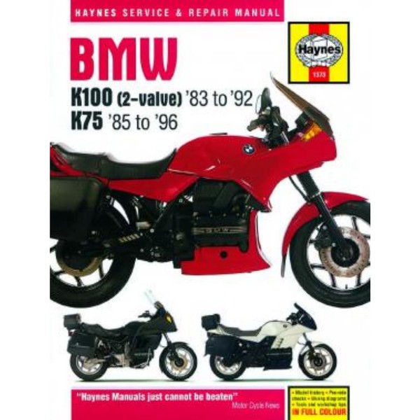 BMW Motorrad K100 2-Ventiler Und K75 (1983-1996) Reparaturhandbuch Haynes-image