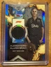 ALESSANDRO ALUNNI BRAVI 2024 TOPPS FINEST FORMULA 1 F1 BLUE REFRACTOR JERSEY /75